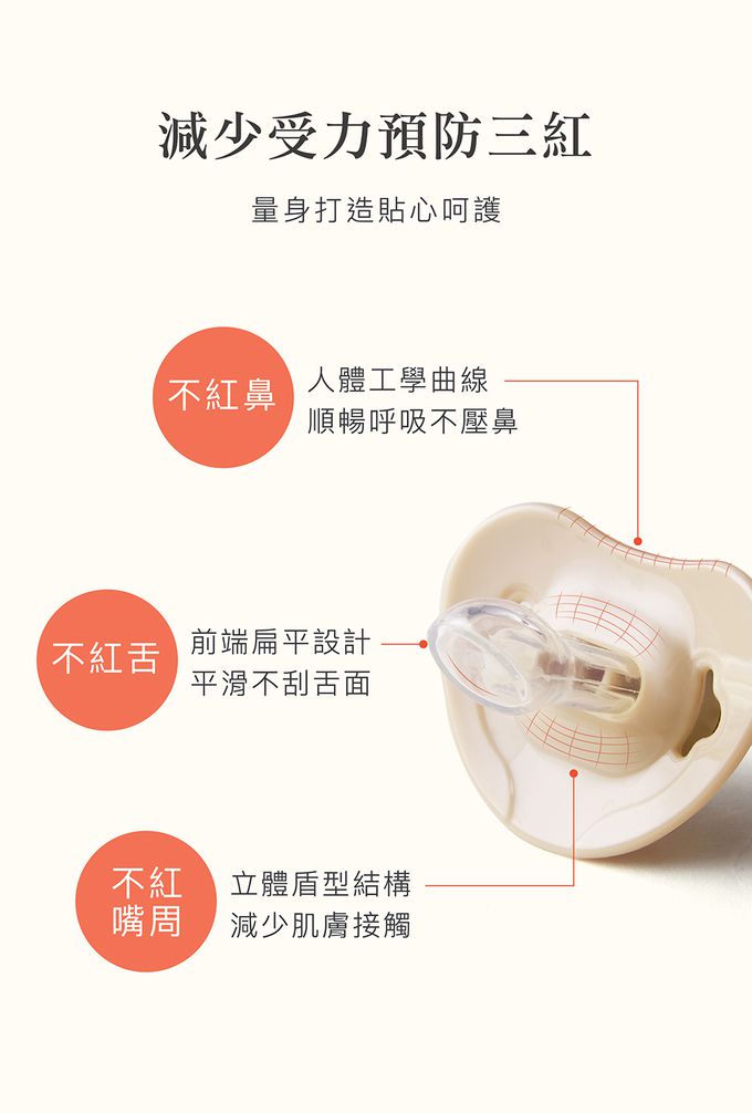 Simba 小獅王辛巴 - 蘊蜜超柔拇指安撫奶嘴-栗粉-較大