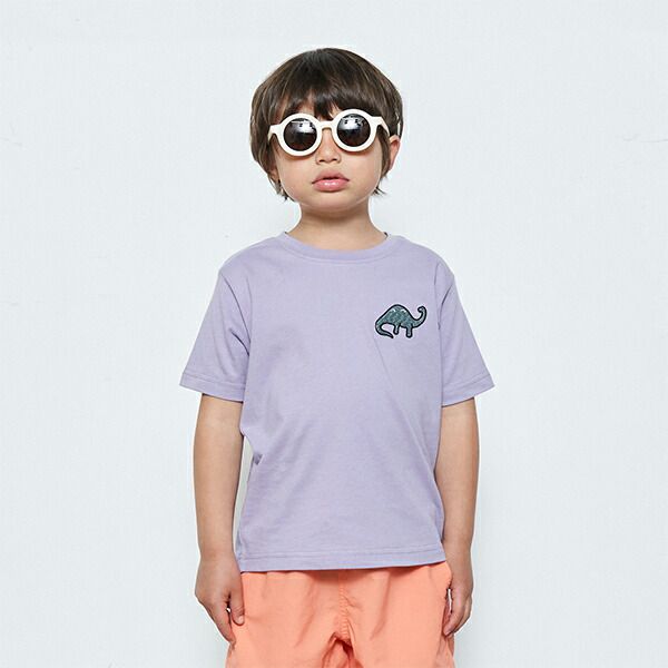 日本 b-ROOM - 胸前童趣印花短袖上衣-吉普車-水藍