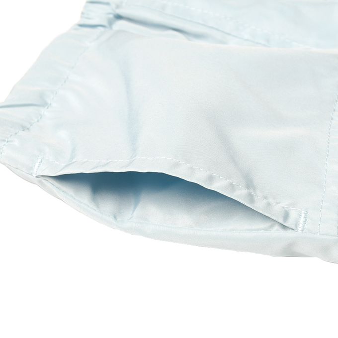 akachan honpo - 撞色拼接外套-淺藍色