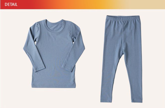 韓國 Puco - Aerowarm保暖衣-天藍