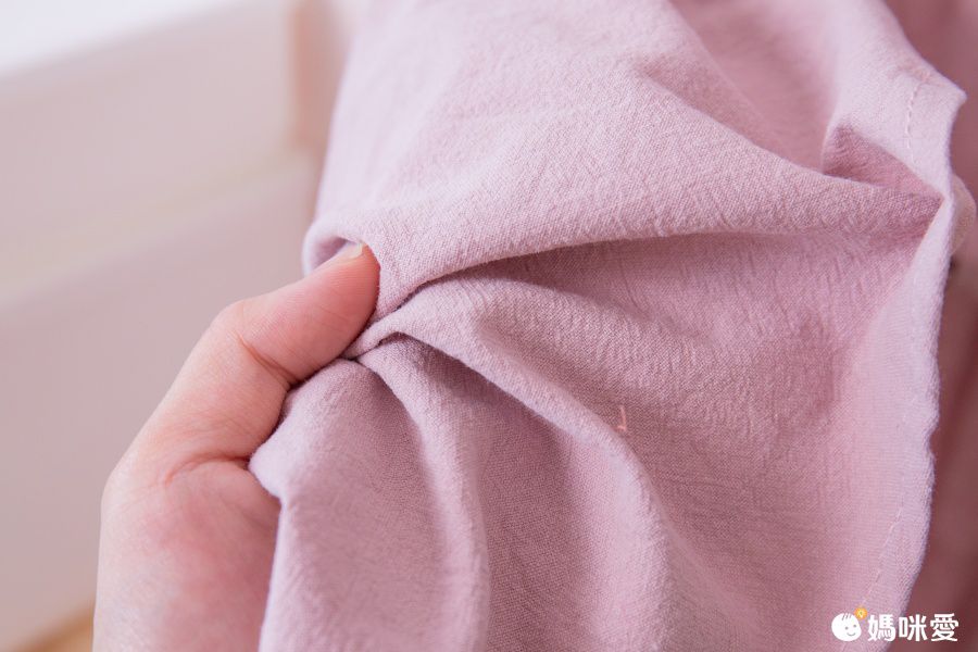 北歐文藝棉麻百褶圍裙-成人款-燕麥色