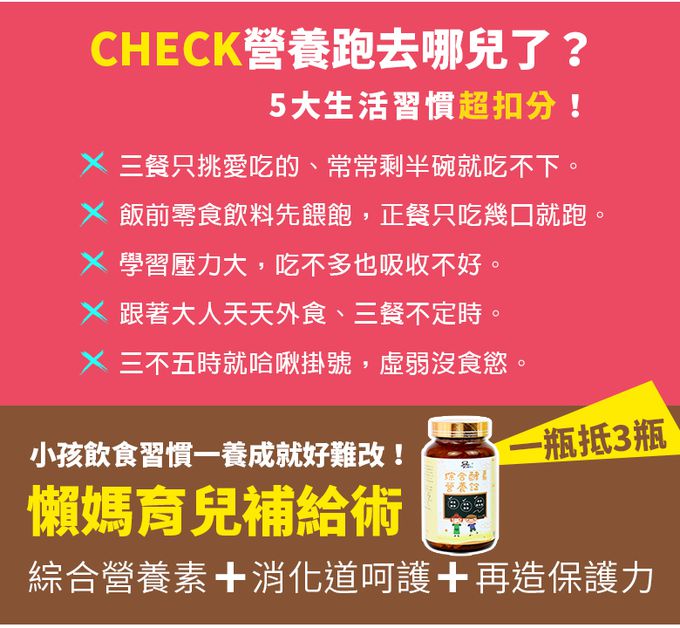 鑫耀生技Panda - 全方位成長-膠原海藻鈣錠+綜合酵素營養錠-200錠+200錠