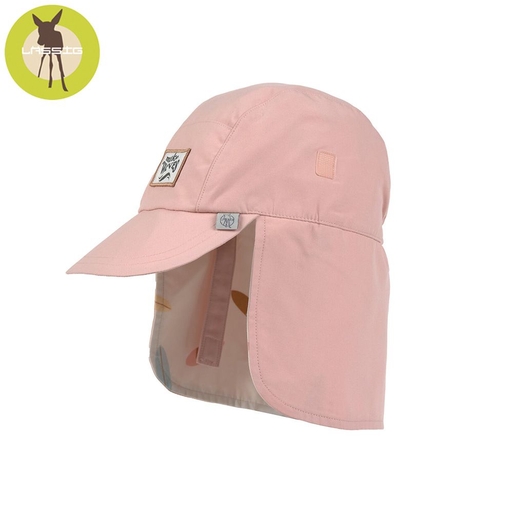 幼童抗UV防曬遮頸帽-輕裸粉 (3-6歲)