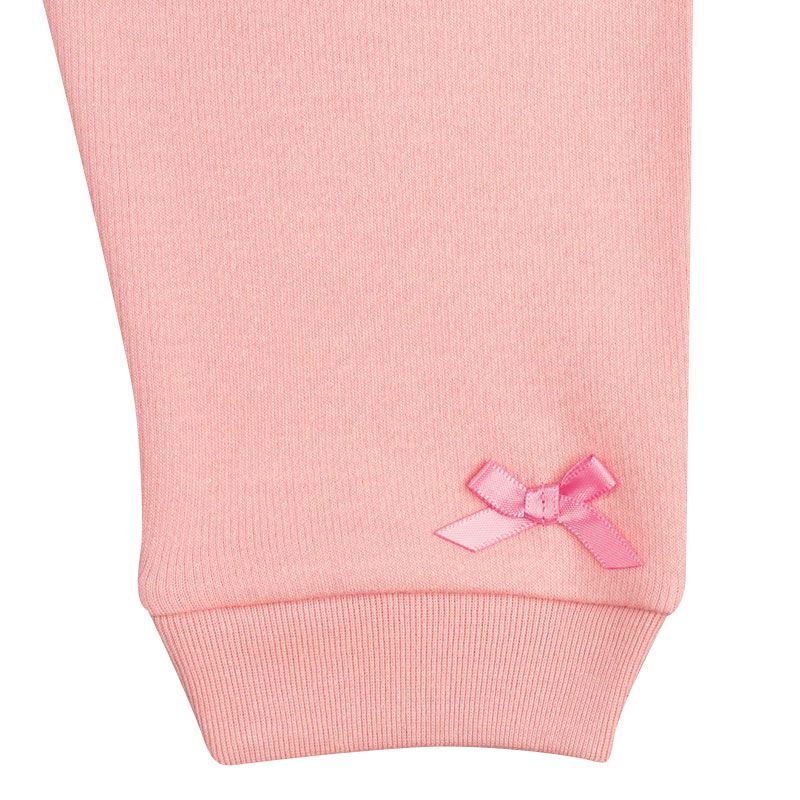 akachan honpo - 長袖家居服 附肚圍-兔兔下午茶-粉紅色