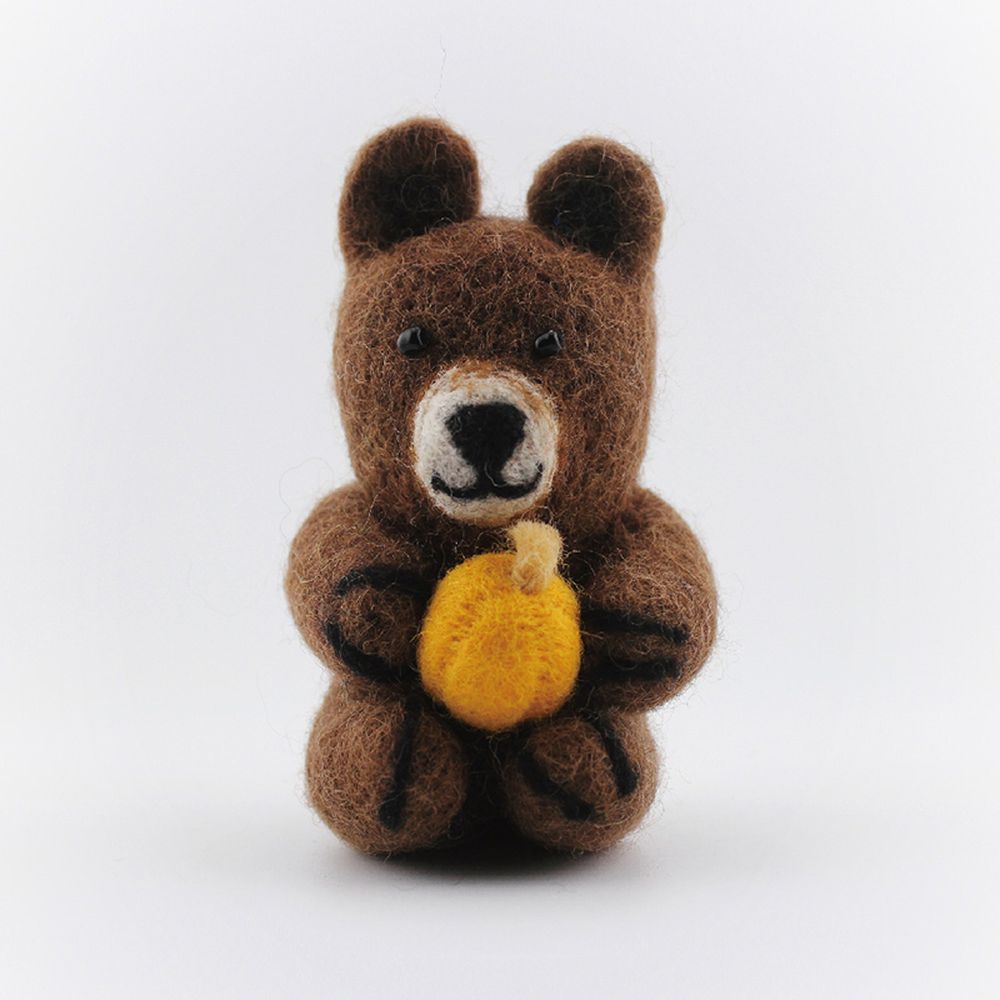 農夫熊(坐姿)鑰匙圈