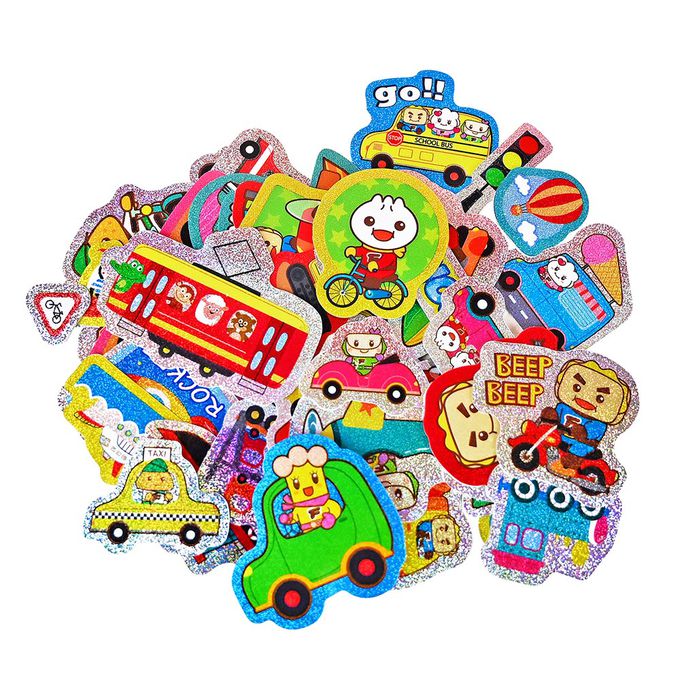風車圖書 - 交通工具貼紙包:60張貼紙-FOOD超人