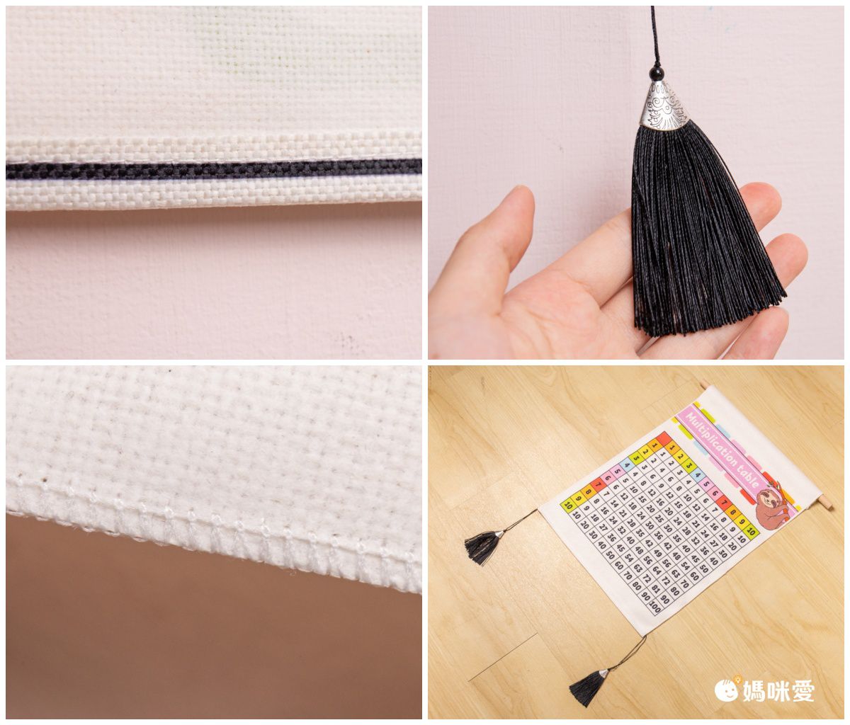 九九乘法掛畫-1~10倍數表 (35x50cm)