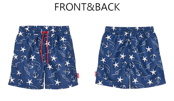 德國Playshoes - 抗UV防曬速乾男童海灘褲-航海