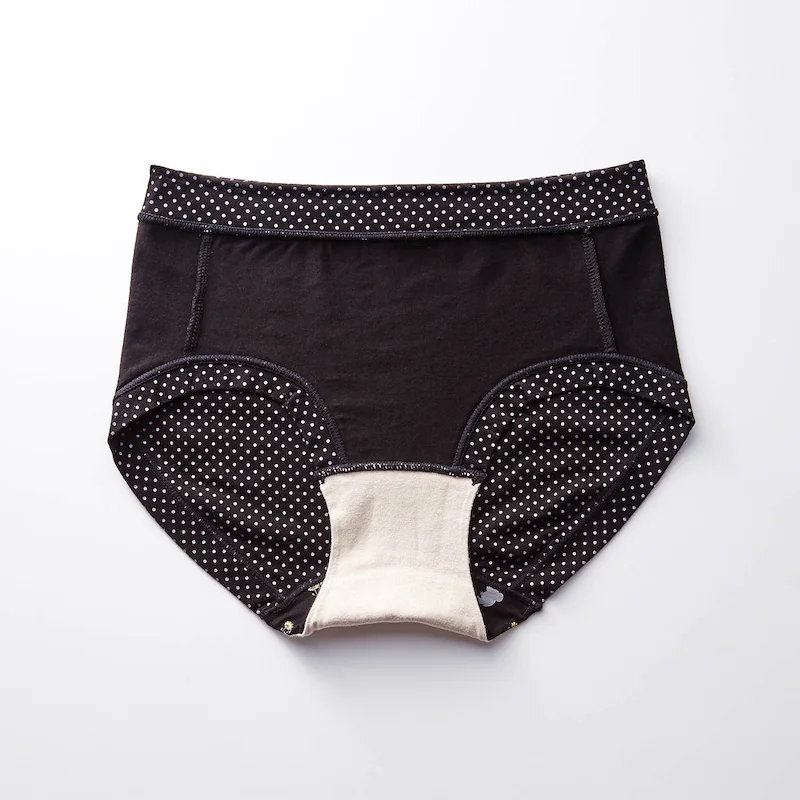 日本千趣會 - 迪士尼印花棉質內褲(媽媽)-小熊維尼-薄荷