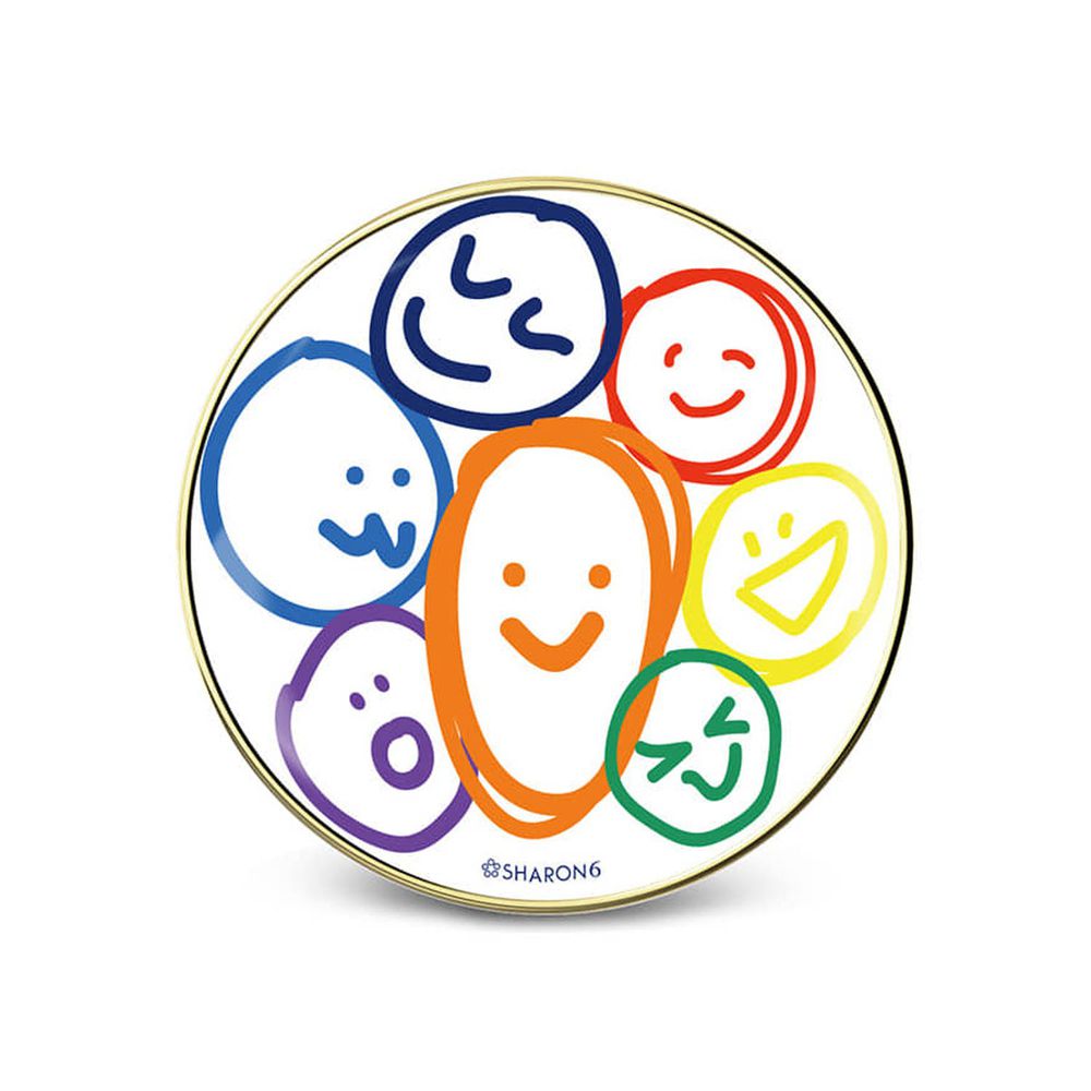 手機氣囊支架-鑲金款-彩虹表情