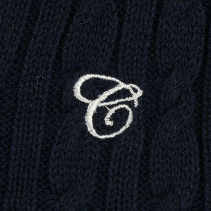 akachan honpo - 針織背心-深藍色