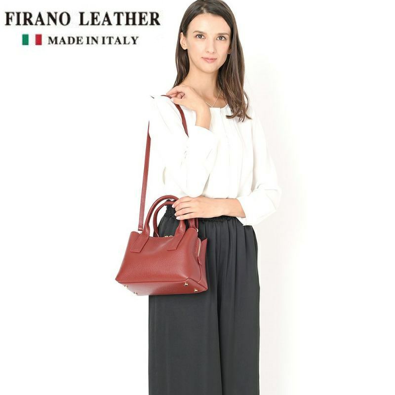 日本 FIRANO - STORY雜誌掲載 x 義大利製小牛皮系列 鱷魚紋側背兩用迷你手提包-GY