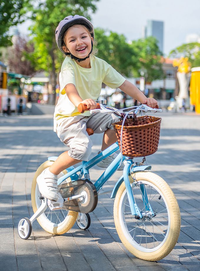 Royalbaby - 馬卡龍復古風 兒童自行腳踏車-復古經典色-紅色-14吋