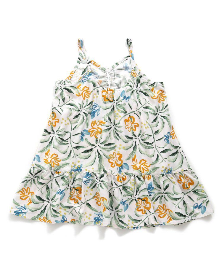 日本 BREEZE - Aloha夏日風格吊帶裙-大白花-海軍藍