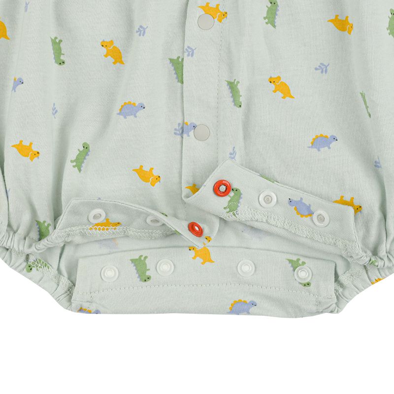 akachan honpo - 短袖兔裝-恐龍-淺藍色