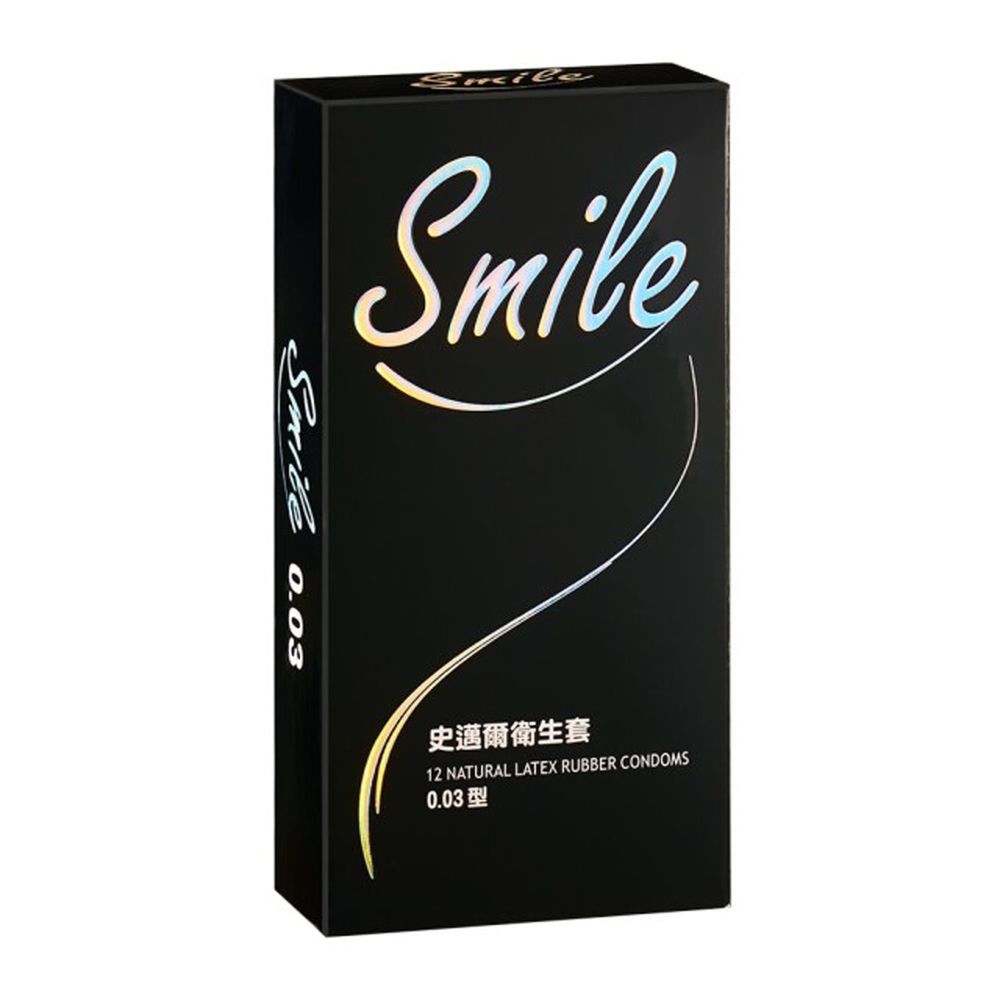 SMILE史邁爾 - 衛生套保險套-0.03 (51mm)-12入/盒
