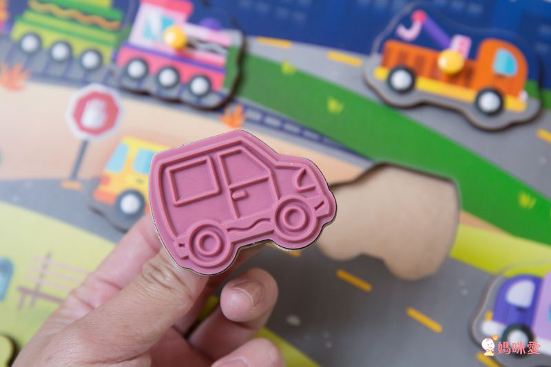 拼圖拿起來變印章【美國繪兒樂】幼兒印章塗鴉 ❤ 輕鬆完成蓋印畫！