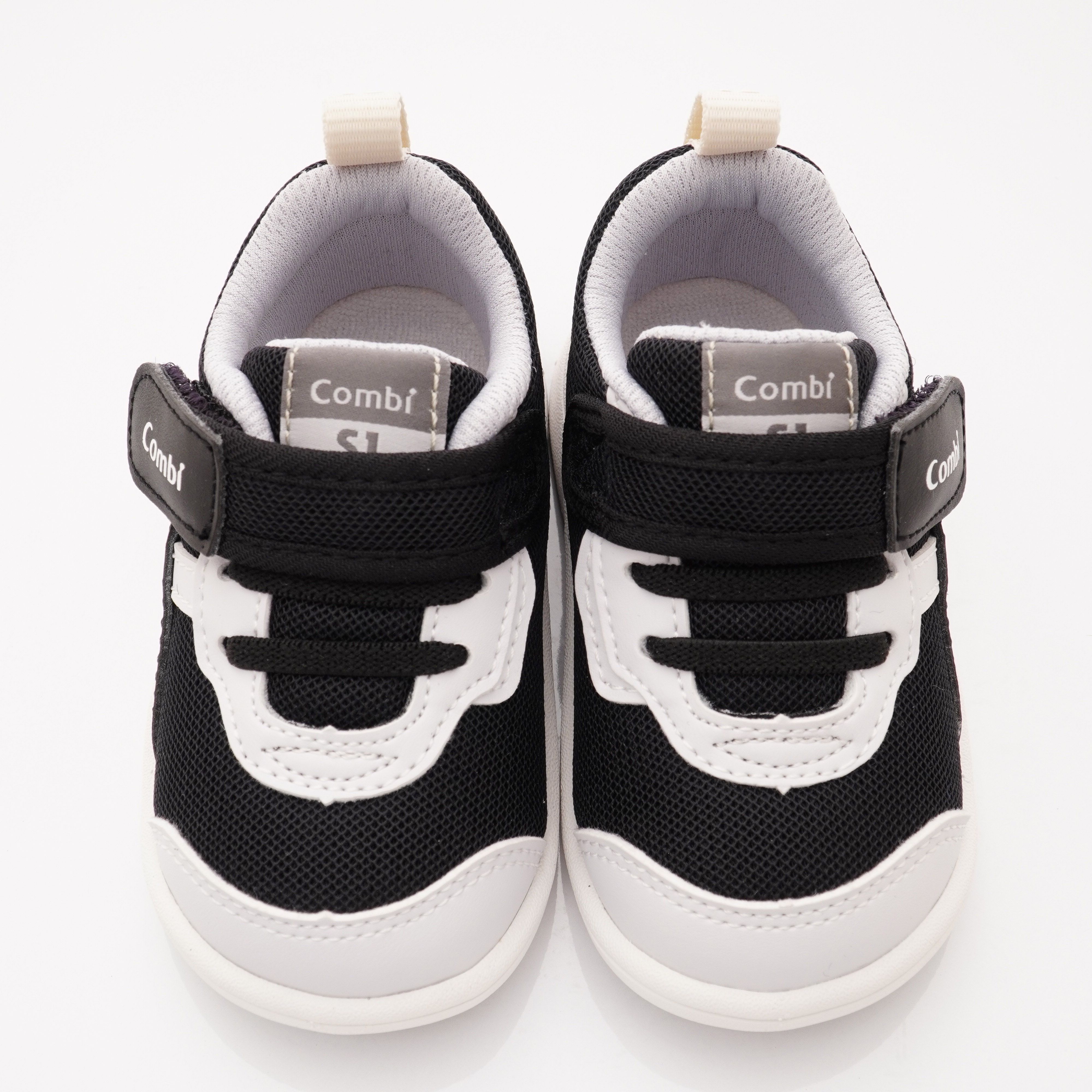 日本 Combi - 學步鞋/機能童鞋-NICEWALK 醫學級成長機能鞋(寶寶段)-黑