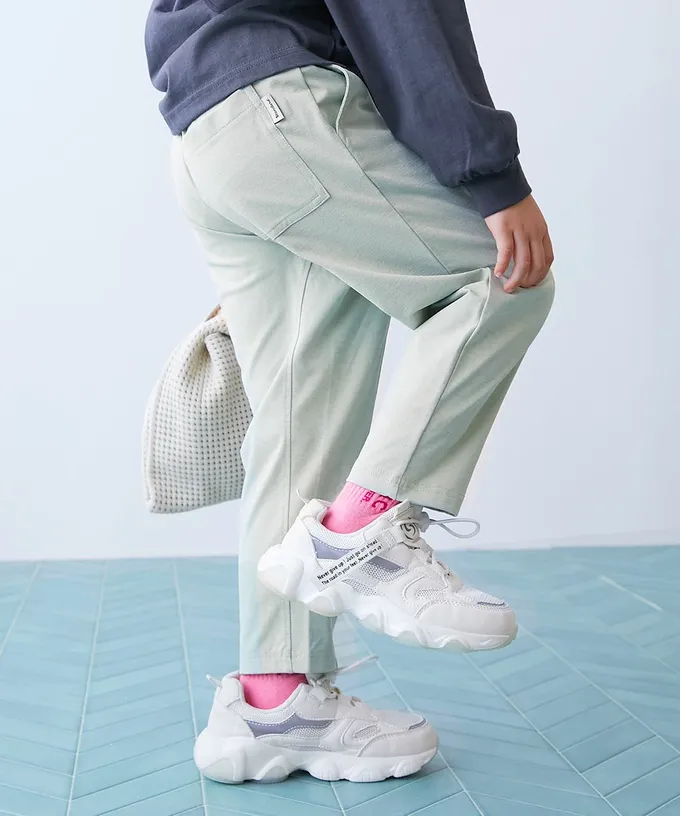 日本 devirock - 速乾抗毛球不易皺錐形長褲-炭灰