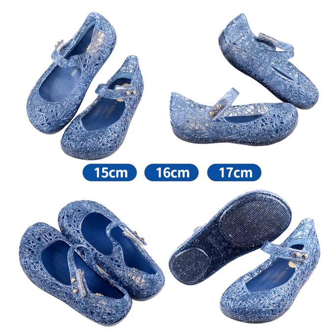 Melissa - Melissa經典藍色大風巢兒童公主鞋香香鞋-藍色