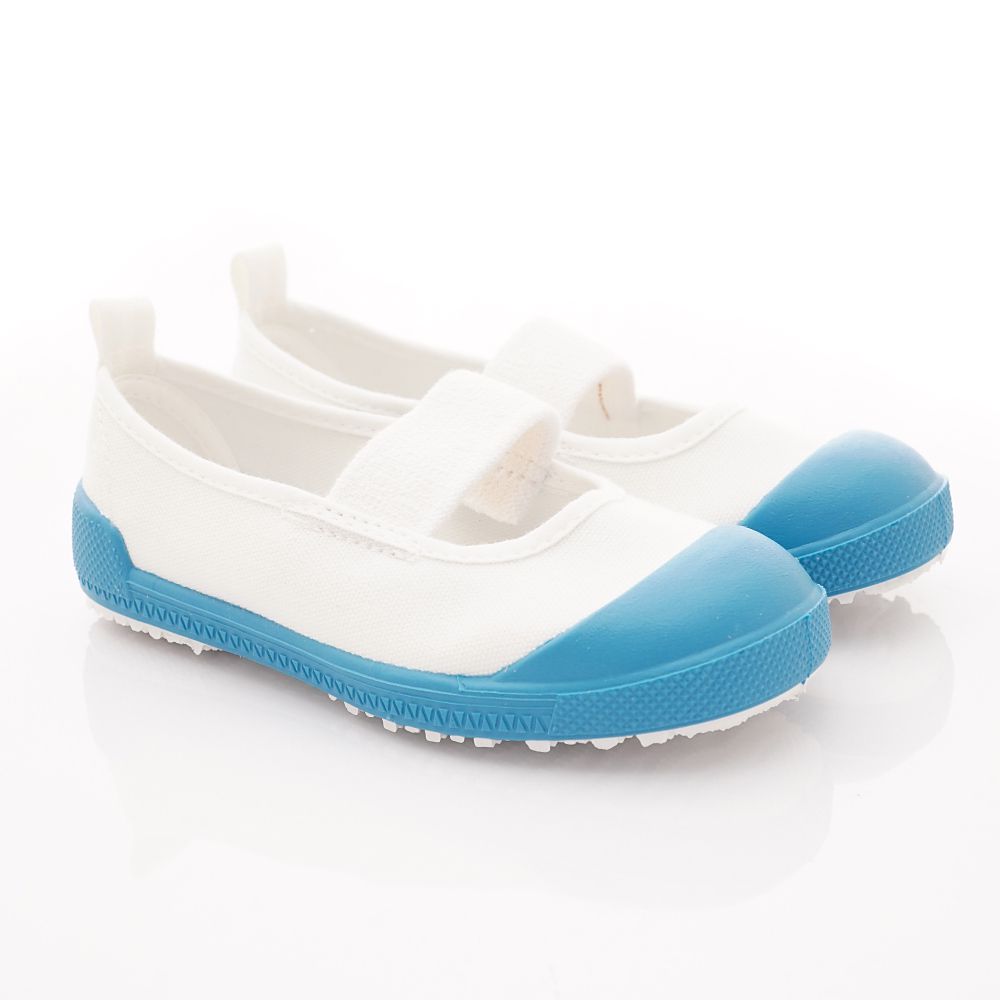 Moonstar日本月星 - 機能童鞋-日本製鐵氟龍室內鞋(中小童段)-淺藍