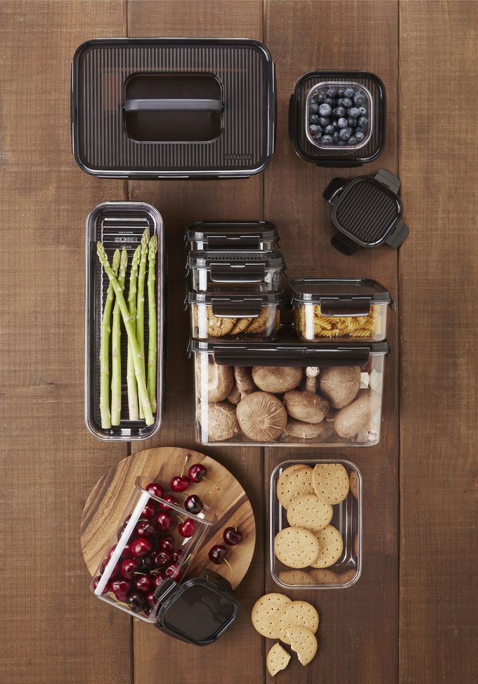 樂扣樂扣 - Bisfree積木晶透保鮮盒冰箱收納6件組 (冰箱收納6件組)