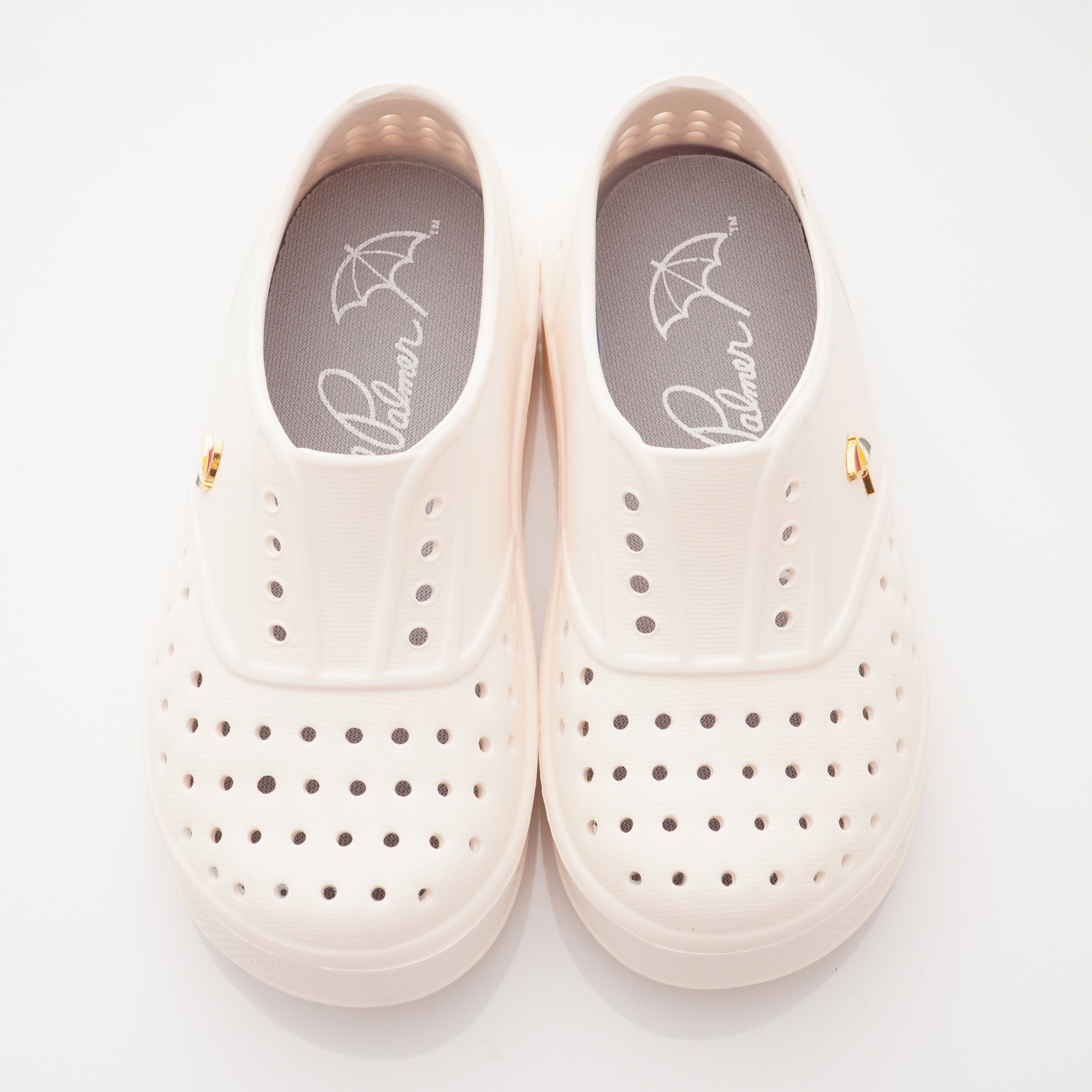 Arnold Palmer 雨傘牌 - 洞洞透氣涼鞋(中小童段)-白