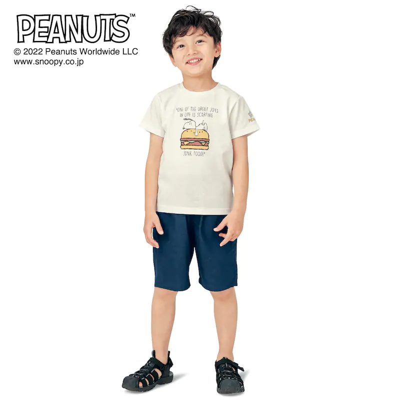 日本千趣會 - 史努比天竺棉短T-釣魚樂-燕麥