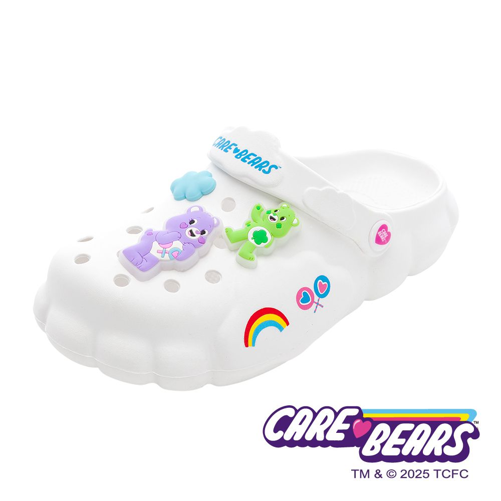 彩虹熊 童鞋 雲朵洞洞鞋 CBKG59909-雲朵造型吸睛潮流，增厚鞋底Q彈好走-白-(大童段)
