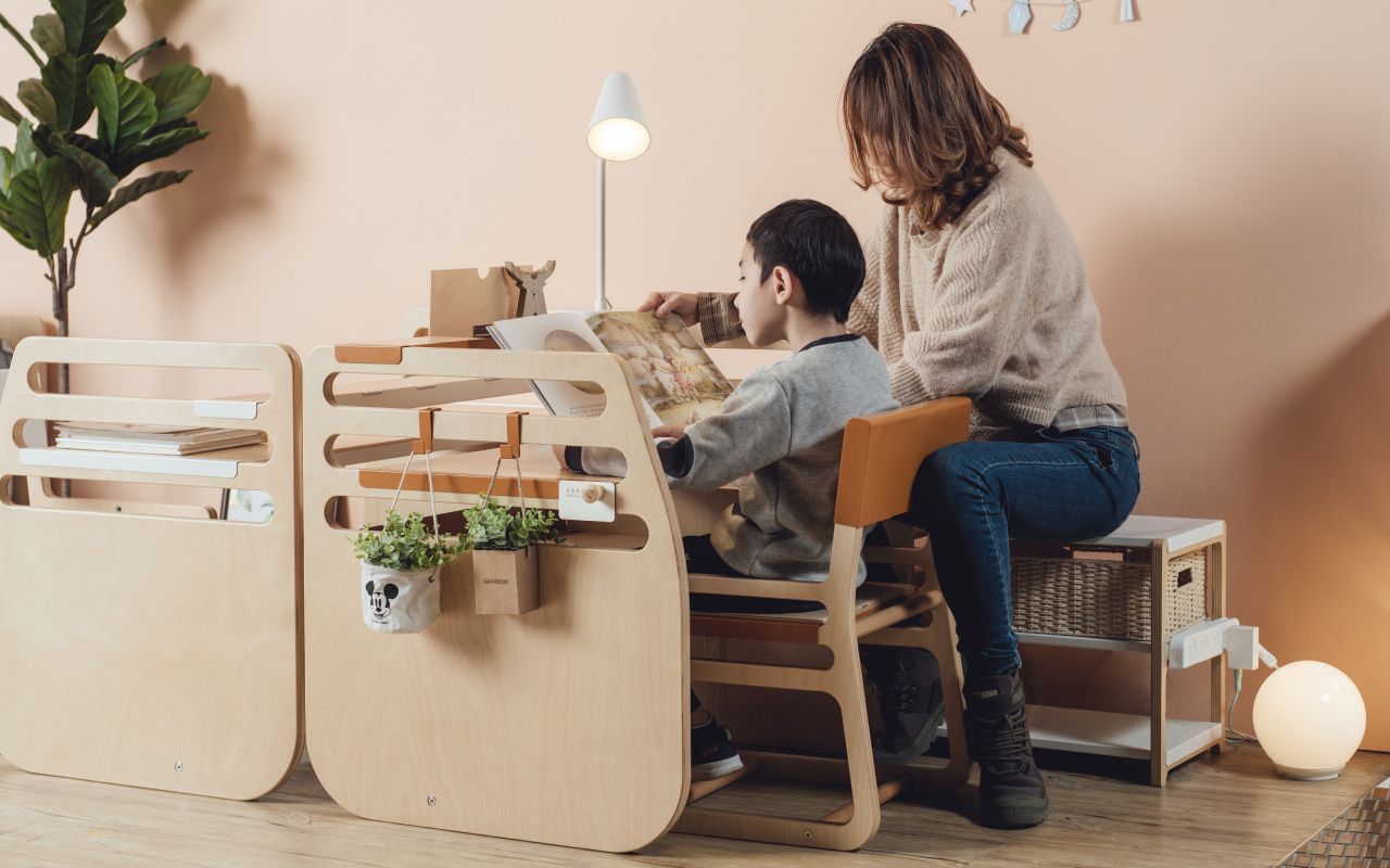 走走家具 - 走走兩用架-清新白 (90 / 34 / 42 (cm))