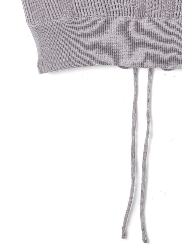 日本 GRL - 交叉綁帶穿搭無袖背心-杏