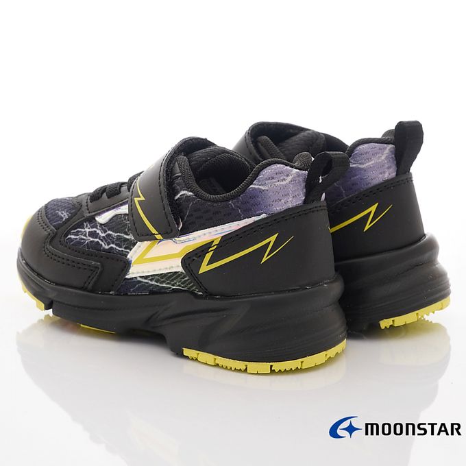 Moonstar日本月星 - 月星MSCN-3E競速運動款(中大童段)-運動鞋-黑