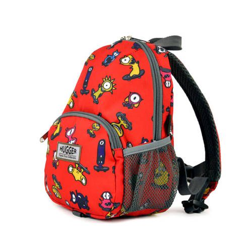 HUGGER - 防走失背包-小怪獸-(學齡前幼兒園寶寶外出小包-牽繩可拆) (1-3Y)