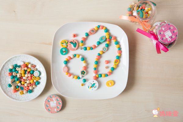 法國Janod - 串珠好好玩-孔雀羽衣