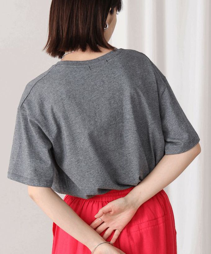 日本 Bab - 100%棉 清新夏日樹葉印花T恤-黃