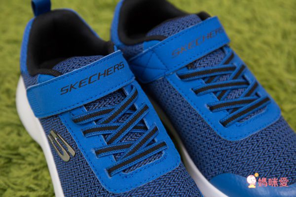 SKECHERS - DYNAMIGHT_個性藍色兒童機能運動鞋