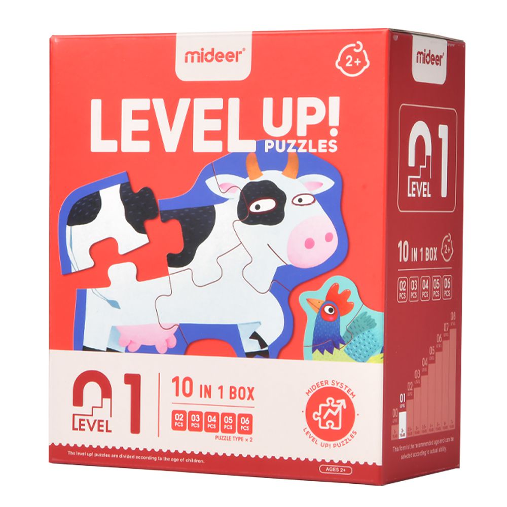 MiDeer - 進階式拼圖-簡單動物(LEVEL1)
