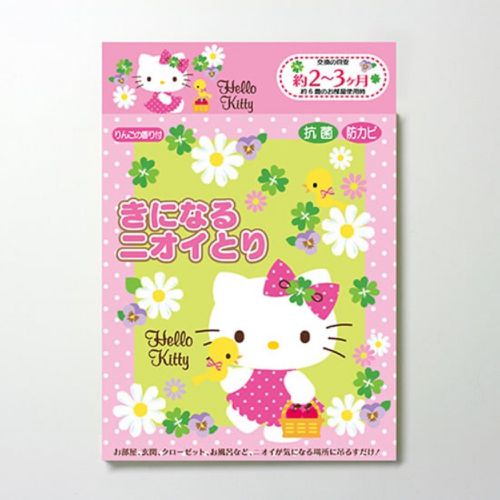 日本製 神奇小鳥防霉/抗菌/除臭香氛掛片-居家通用款-HelloKitty-2枚入