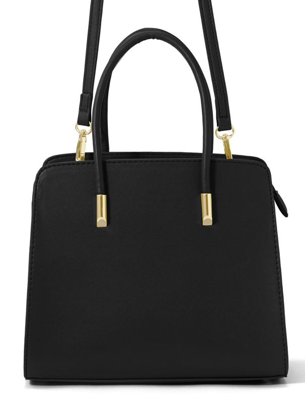 日本 GRL - 洗鍊感皮革梯形側背/手提包-紅 (F)