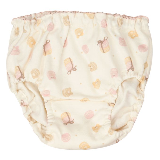 akachan honpo - 內褲2件組-馬卡龍/糖果-白色