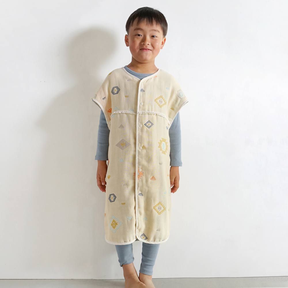 日本 Hoppetta - 魔法印地安六層紗睡袍 大童