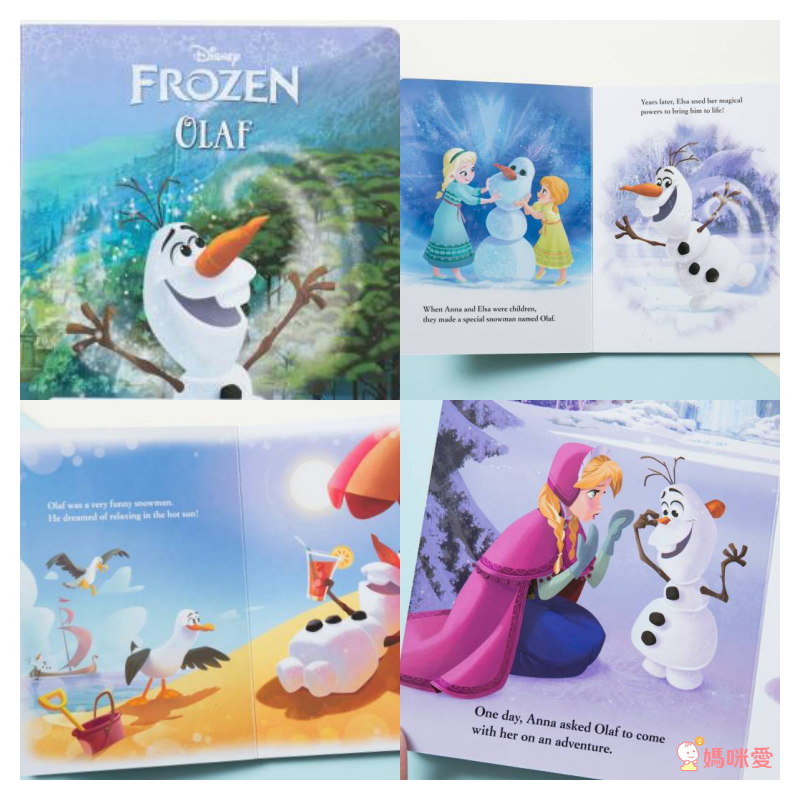 迪士尼英文新書來囉♥♥♥ 冰雪奇緣/海底總動員透過卡通人物加深孩子共讀的印象♬