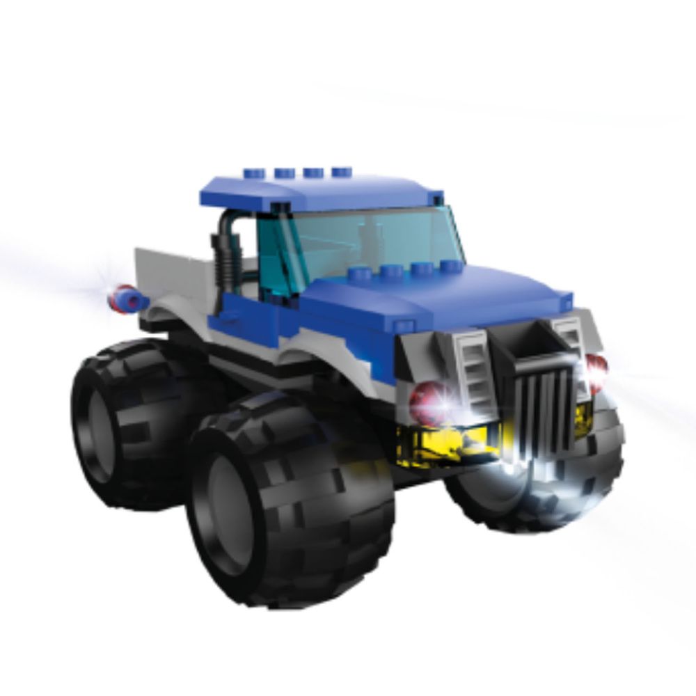 美國 Light Stax - HYBRID系列 MONSTER TRUCK BLUE 怪物卡車組