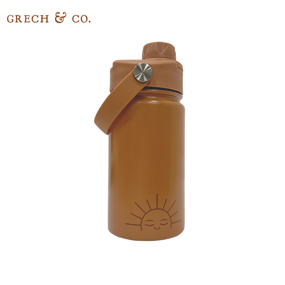 丹麥Grech&Co. - 不銹鋼直飲水壺-想念橙 (420ml)