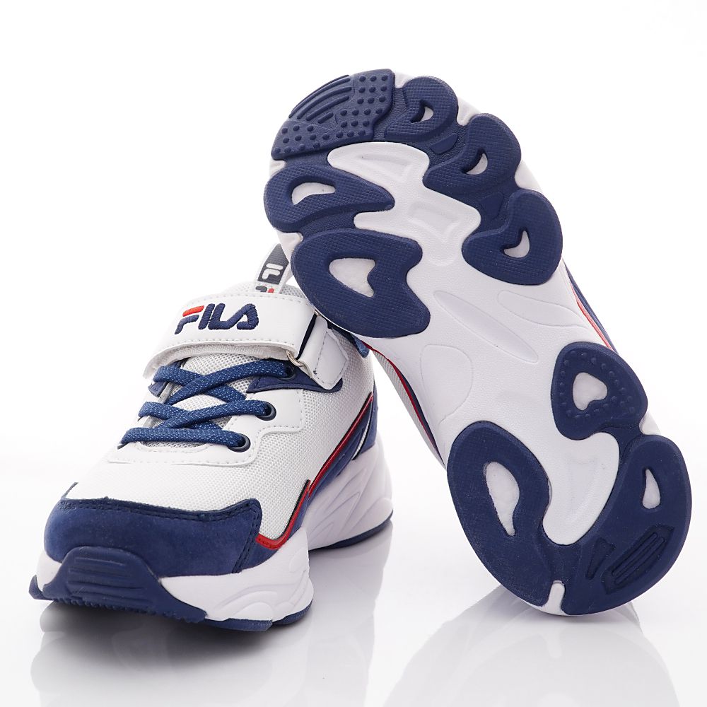 FILA - 義式老爹運動鞋款(中大童段)-藍白紅