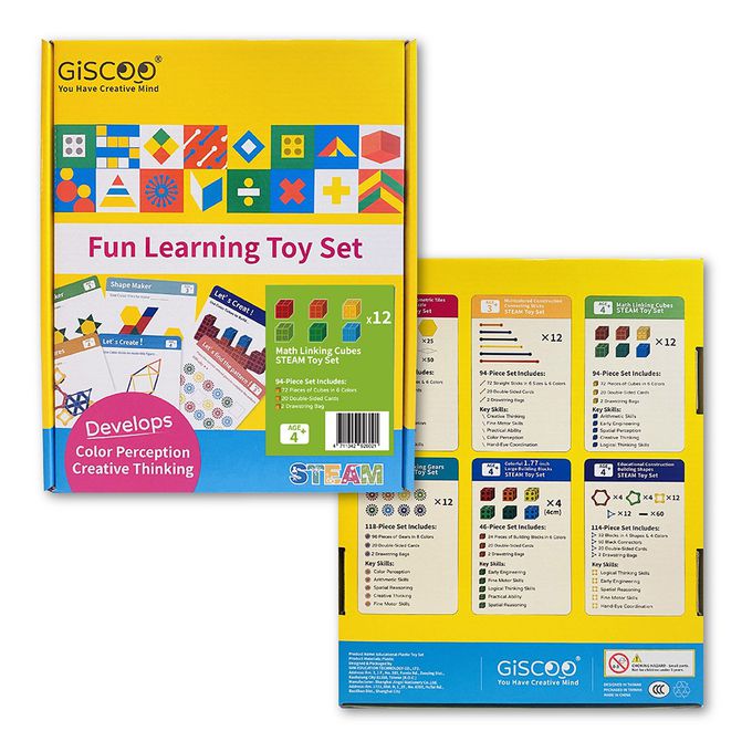 京尼教育 - 【Giscoo STEAM系列】麥斯小方塊 益智教具組