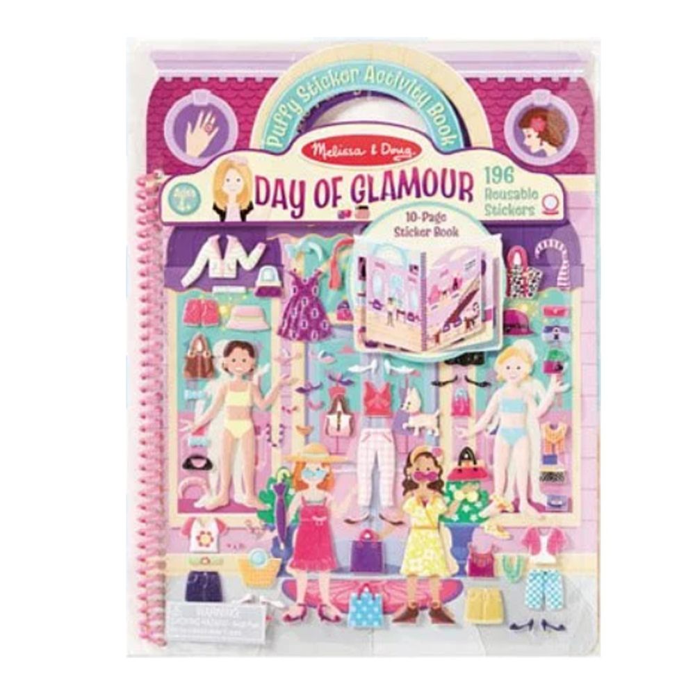 美國瑪莉莎 Melissa & Doug - MD 貼紙簿-泡泡貼,時尚穿搭