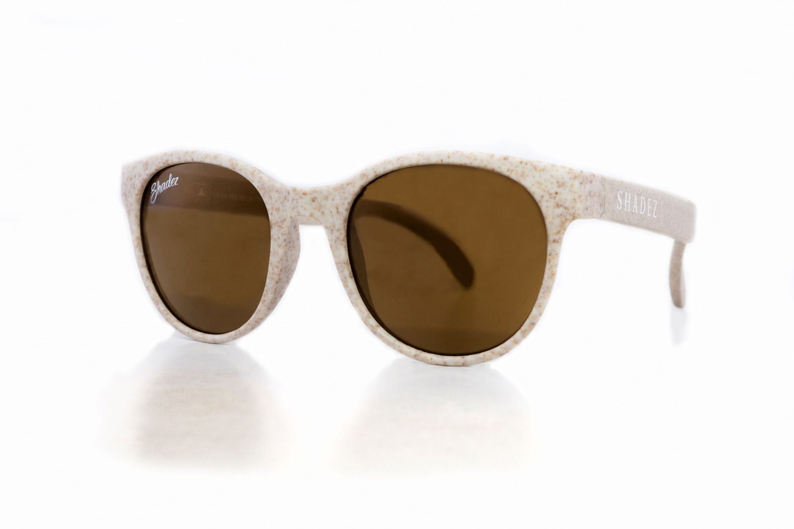 瑞士 SHADEZ - 兒童偏光太陽眼鏡環保材質系列-SHZ806-米框淺棕 (年齡3-7)