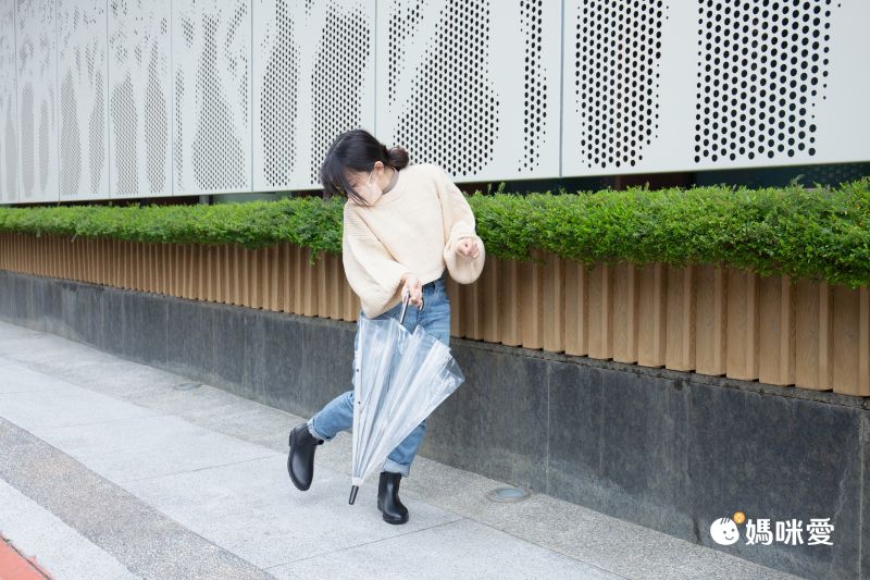 日本 Stream - 晴雨兩穿大人雨鞋-平底休閒款-白