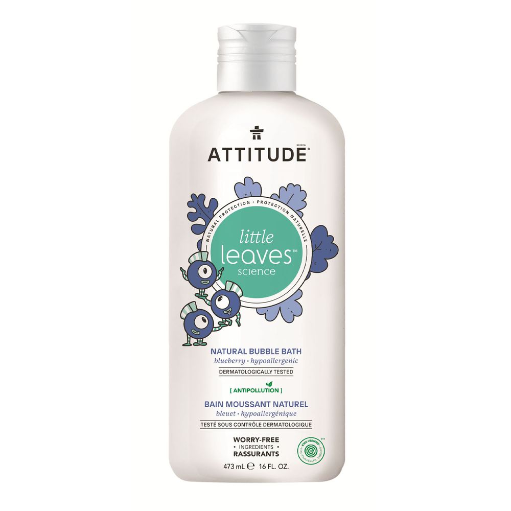 加拿大 ATTITUDE 艾特優 - 兒童泡泡浴-藍莓-473ml